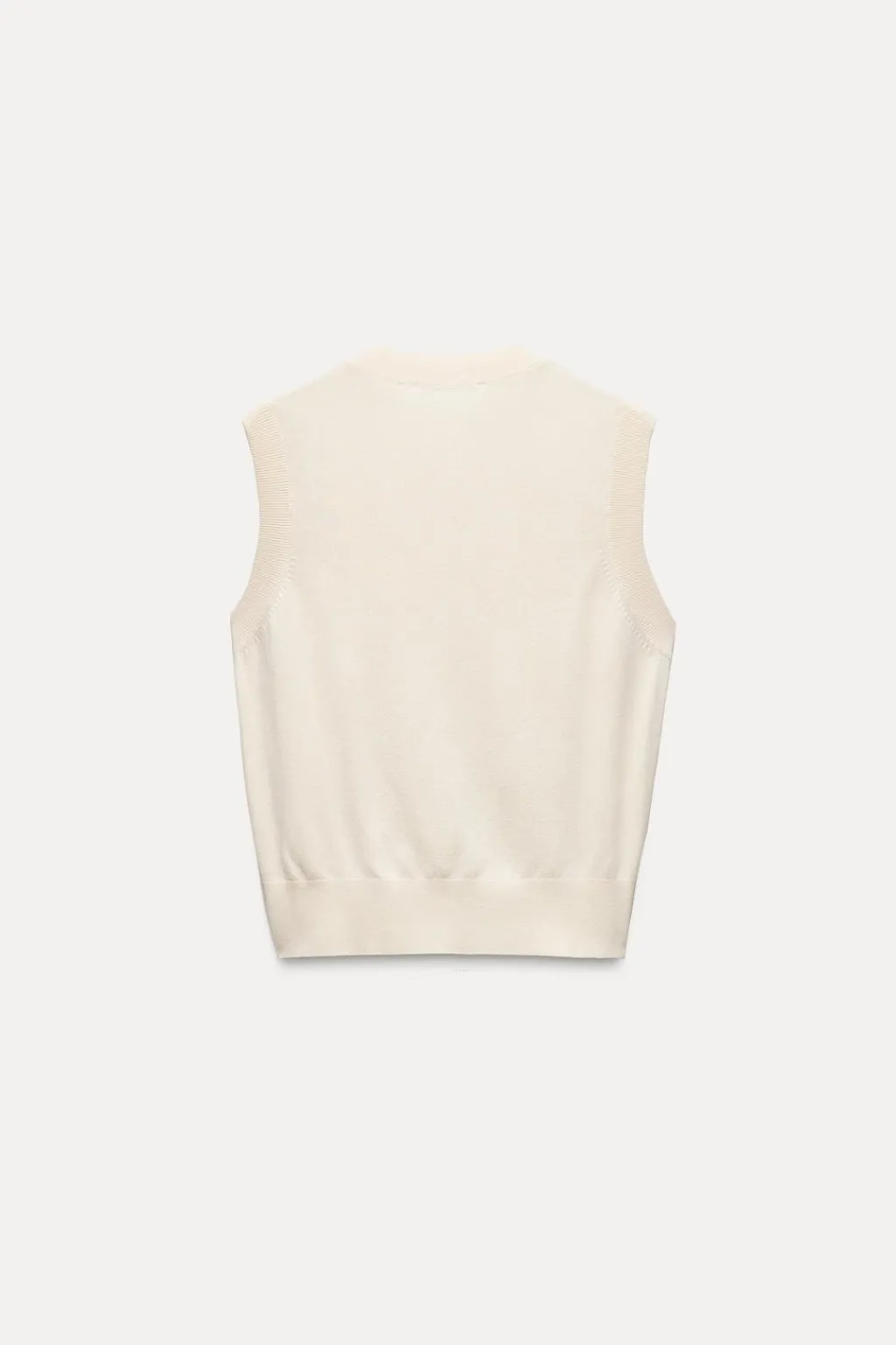 Fashion JERSEY CHALECO PUNTO LISO Mujer Cárdigan / Jerséis|Punto