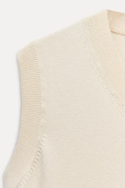 Fashion JERSEY CHALECO PUNTO LISO Mujer Cárdigan / Jerséis|Punto