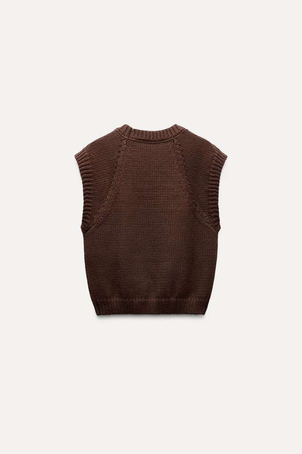 Fashion JERSEY CHALECO PUNTO LISO Mujer Cárdigan / Jerséis|Punto