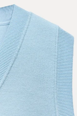 Discount JERSEY CHALECO PUNTO LISO MANGA SISA Mujer Cárdigan / Jerséis|Punto