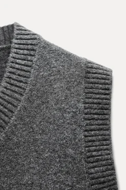 Clearance JERSEY CHALECO PUNTO LISO Mujer Cárdigan / Jerséis|Punto