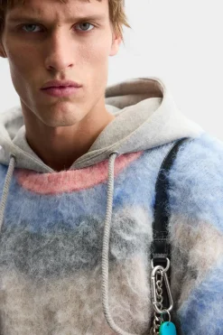 New JERSEY COLOR BLOCK TEXTURA Hombre Jerséis / Chaquetas