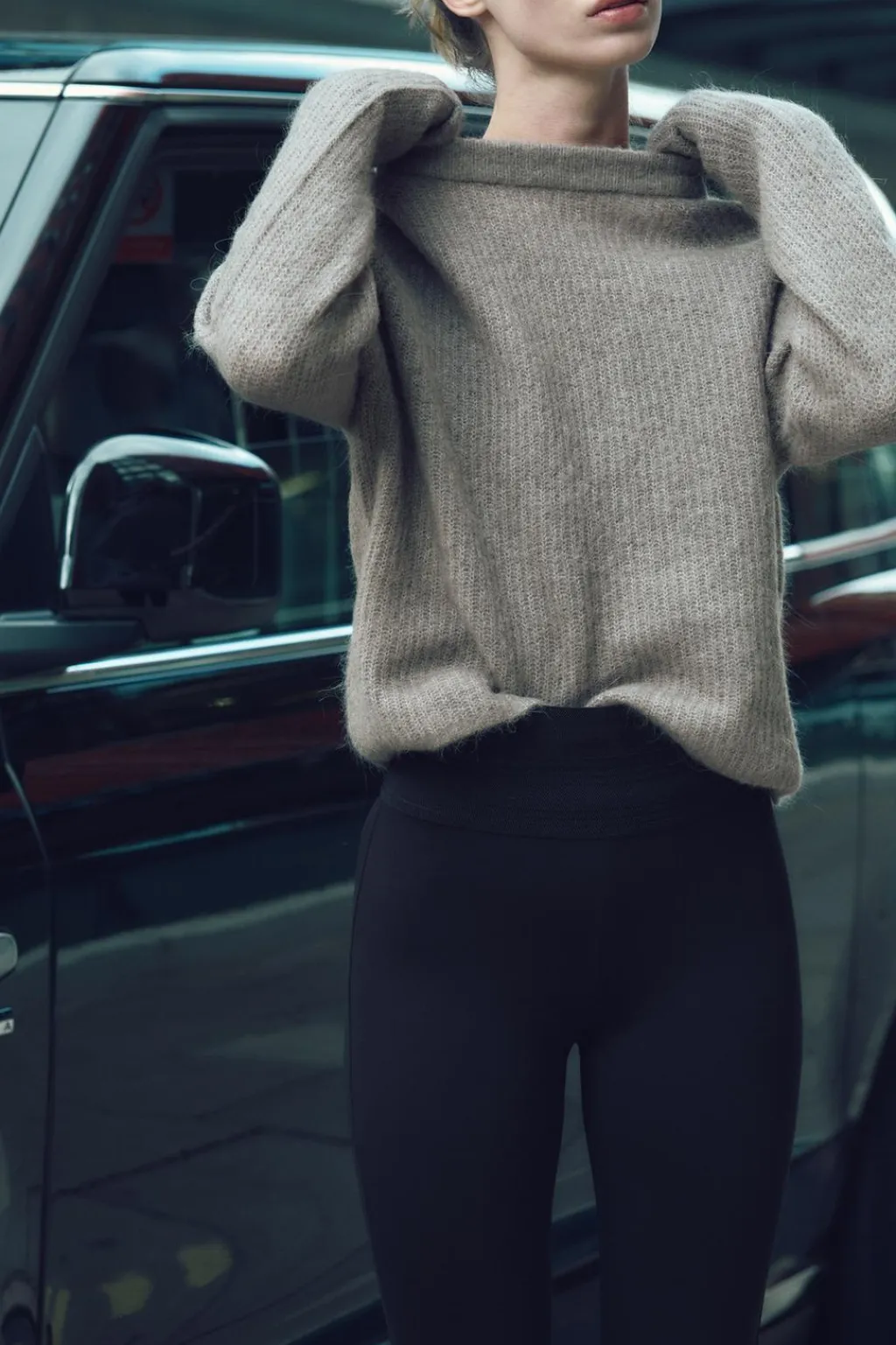 Online JERSEY CON ALPACA Y LANA Mujer Cárdigan / Jerséis|Punto