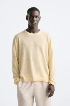 Discount JERSEY CON LINO Hombre Jerséis / Chaquetas