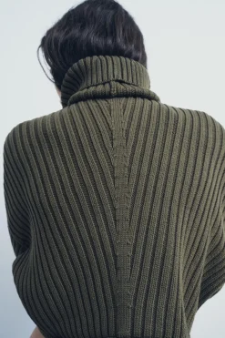 Discount JERSEY CROP PUNTO RIB Mujer Cárdigan / Jerséis|Punto