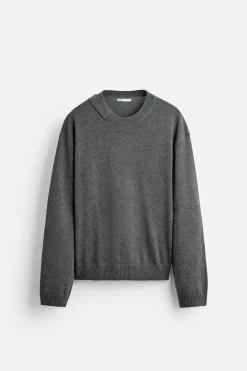 Clearance JERSEY CUELLO ASIMÉTRICO Hombre Jerséis / Chaquetas