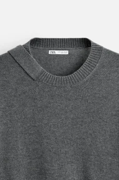 Clearance JERSEY CUELLO ASIMÉTRICO Hombre Jerséis / Chaquetas