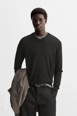 Fashion JERSEY CUELLO PICO LIGERO LANA - CASHMERE Hombre Jerséis / Chaquetas