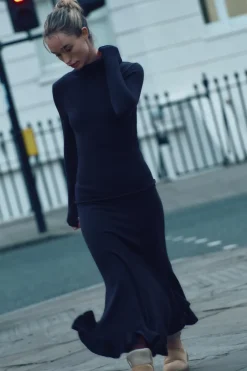 Best JERSEY CUELLO SUBIDO CON LANA Mujer Cárdigan / Jerséis|Punto