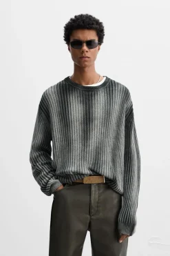 Fashion JERSEY ESTAMPADO SPRAY Hombre Jerséis / Chaquetas