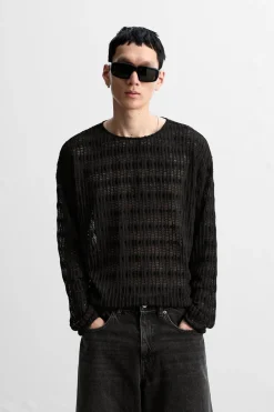 Fashion JERSEY ESTRUCTURA CALADA Hombre Jerséis / Chaquetas