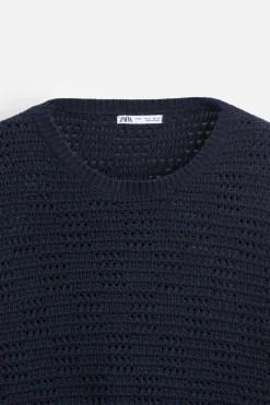 Fashion JERSEY ESTRUCTURA CALADOS Hombre Jerséis / Chaquetas