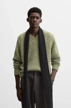 Sale JERSEY ESTRUCTURA CUELLO PICO Hombre Jerséis / Chaquetas