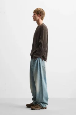 Clearance JERSEY ESTRUCTURA EFECTO ROTOS Hombre Jerséis / Chaquetas