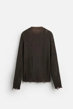 Clearance JERSEY ESTRUCTURA EFECTO ROTOS Hombre Jerséis / Chaquetas