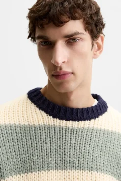 Discount JERSEY ESTRUCTURA RAYAS Hombre Jerséis / Chaquetas