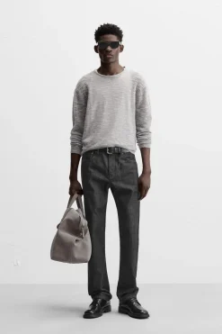 Fashion JERSEY ESTRUCTURA SEMITRANSPARENTE Hombre Jerséis / Chaquetas