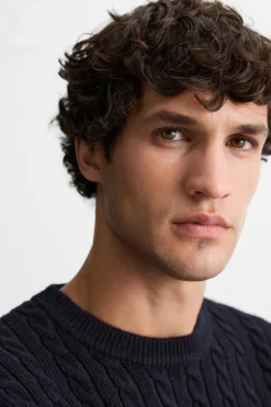 Clearance JERSEY ESTRUCTURA TRENZAS Hombre Jerséis / Chaquetas