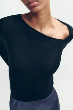 Outlet JERSEY FINO CON LANA Y SEDA Mujer Cárdigan / Jerséis|Punto