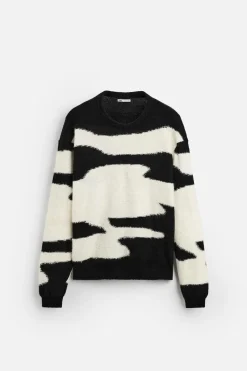 Discount JERSEY JACQUARD ABSTRACTO Hombre Jerséis / Chaquetas