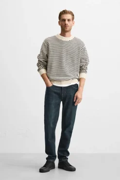 Hot JERSEY JACQUARD RAYAS Hombre Jerséis / Chaquetas