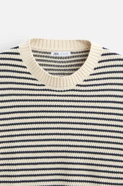 Hot JERSEY JACQUARD RAYAS Hombre Jerséis / Chaquetas