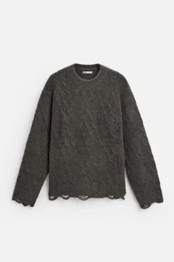 Hot JERSEY JACQUARD ROTOS Hombre Jerséis / Chaquetas