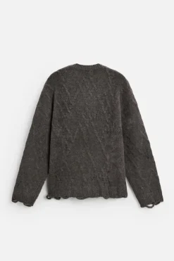 Hot JERSEY JACQUARD ROTOS Hombre Jerséis / Chaquetas