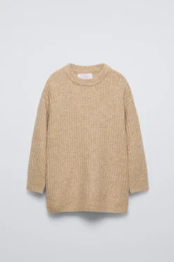 Niños ZARA 6 - 14 Años·Punto|6 - 14 Años·Total Look<JERSEY LARGO TACTO SUAVE