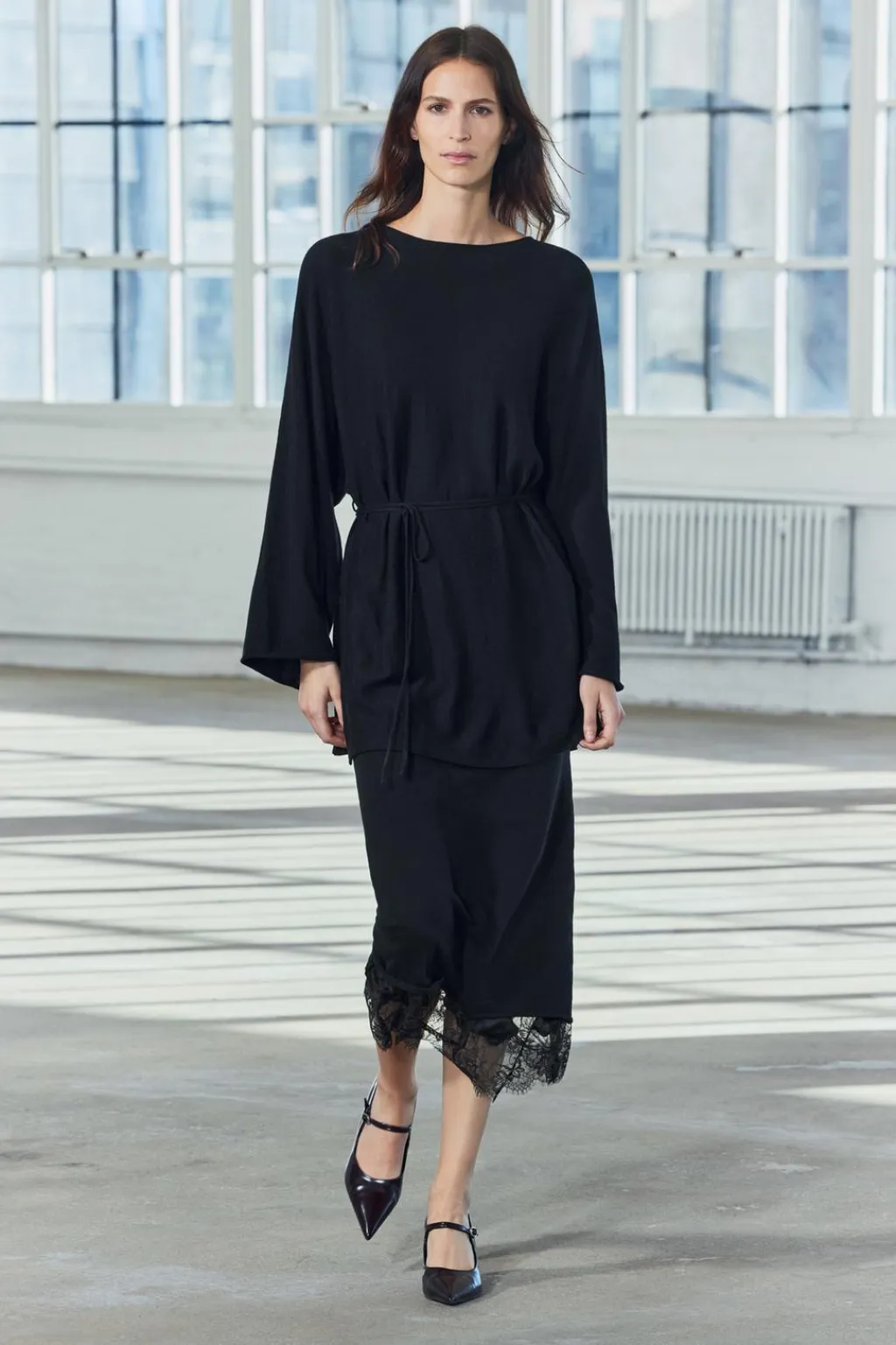 Hot JERSEY OVERSIZE CINTURÓN CON LANA Mujer Cárdigan / Jerséis|Punto