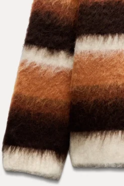 New JERSEY OVERSIZE PUNTO JACQUARD Mujer Cárdigan / Jerséis|Punto