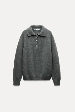 Hot JERSEY POLO CASHMERE Mujer Cárdigan / Jerséis|Punto