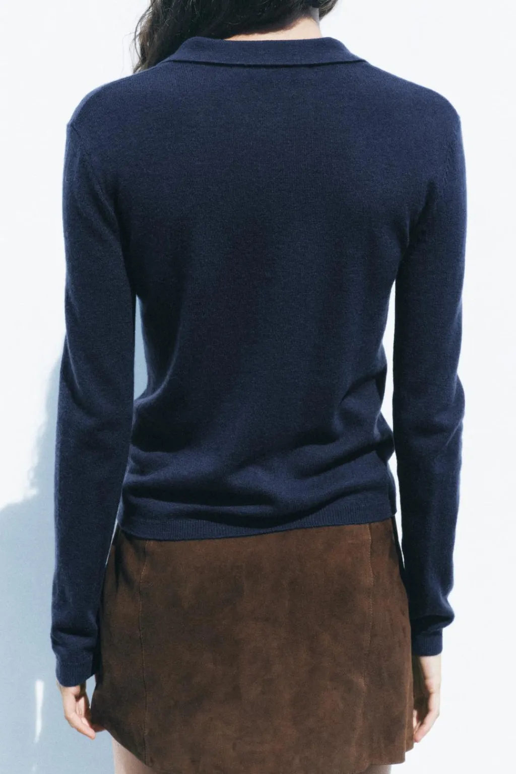 Hot JERSEY POLO LISO 100% LANA Mujer Cárdigan / Jerséis|Punto