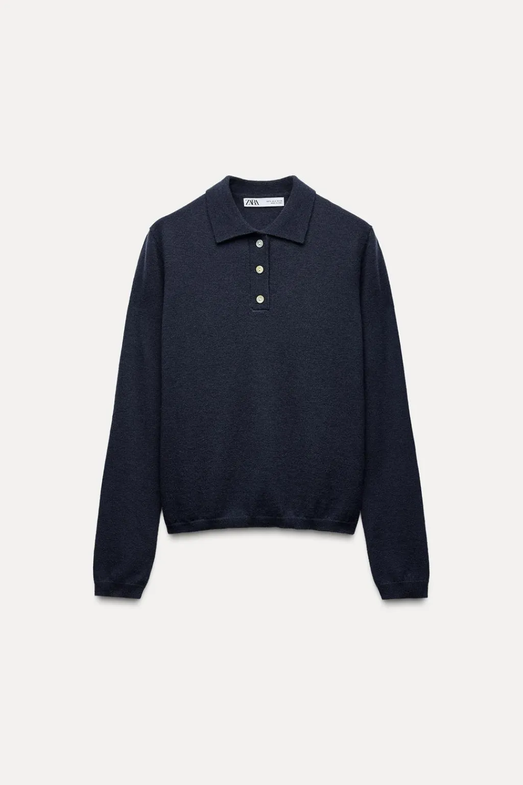 Hot JERSEY POLO LISO 100% LANA Mujer Cárdigan / Jerséis|Punto