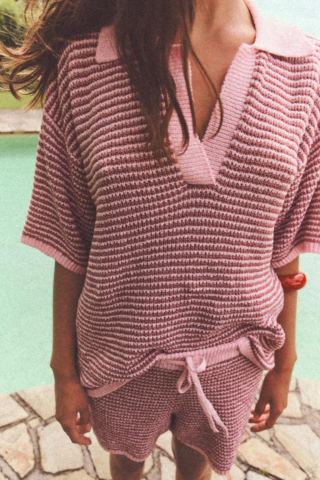 New JERSEY POLO PUNTO Mujer Cárdigan / Jerséis|Punto