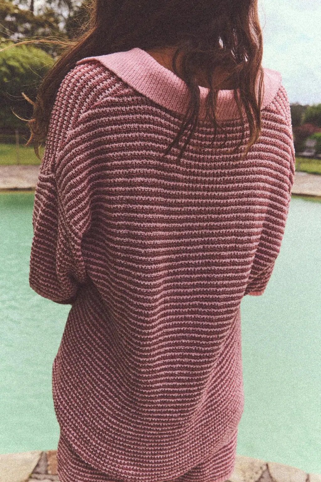 New JERSEY POLO PUNTO Mujer Cárdigan / Jerséis|Punto