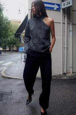 Clearance JERSEY PUNTO ABALORIOS CUT OUT Mujer Cárdigan / Jerséis|Punto