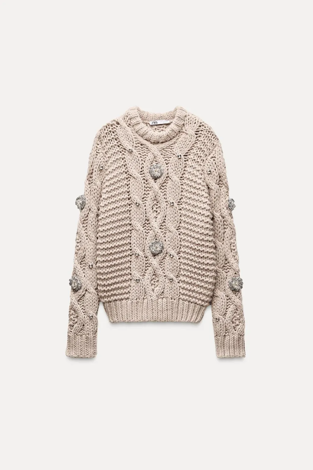 Fashion JERSEY PUNTO ABALORIOS JOYA Mujer Cárdigan / Jerséis|Punto