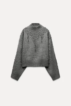 Discount JERSEY PUNTO ABALORIOS JOYA Mujer Cárdigan / Jerséis|Punto