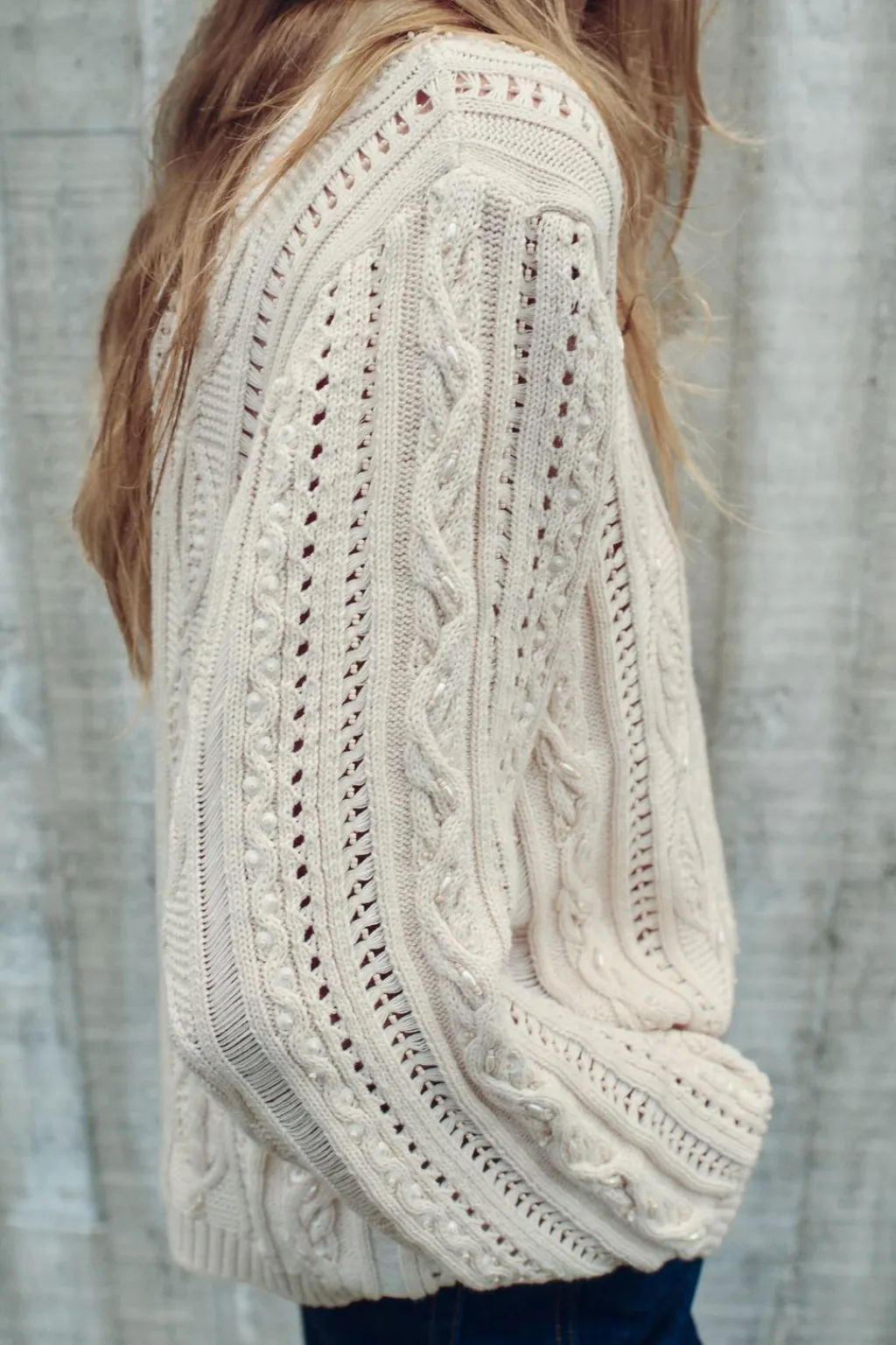 Online JERSEY PUNTO ABALORIOS LENTEJUELAS Mujer Cárdigan / Jerséis|Punto