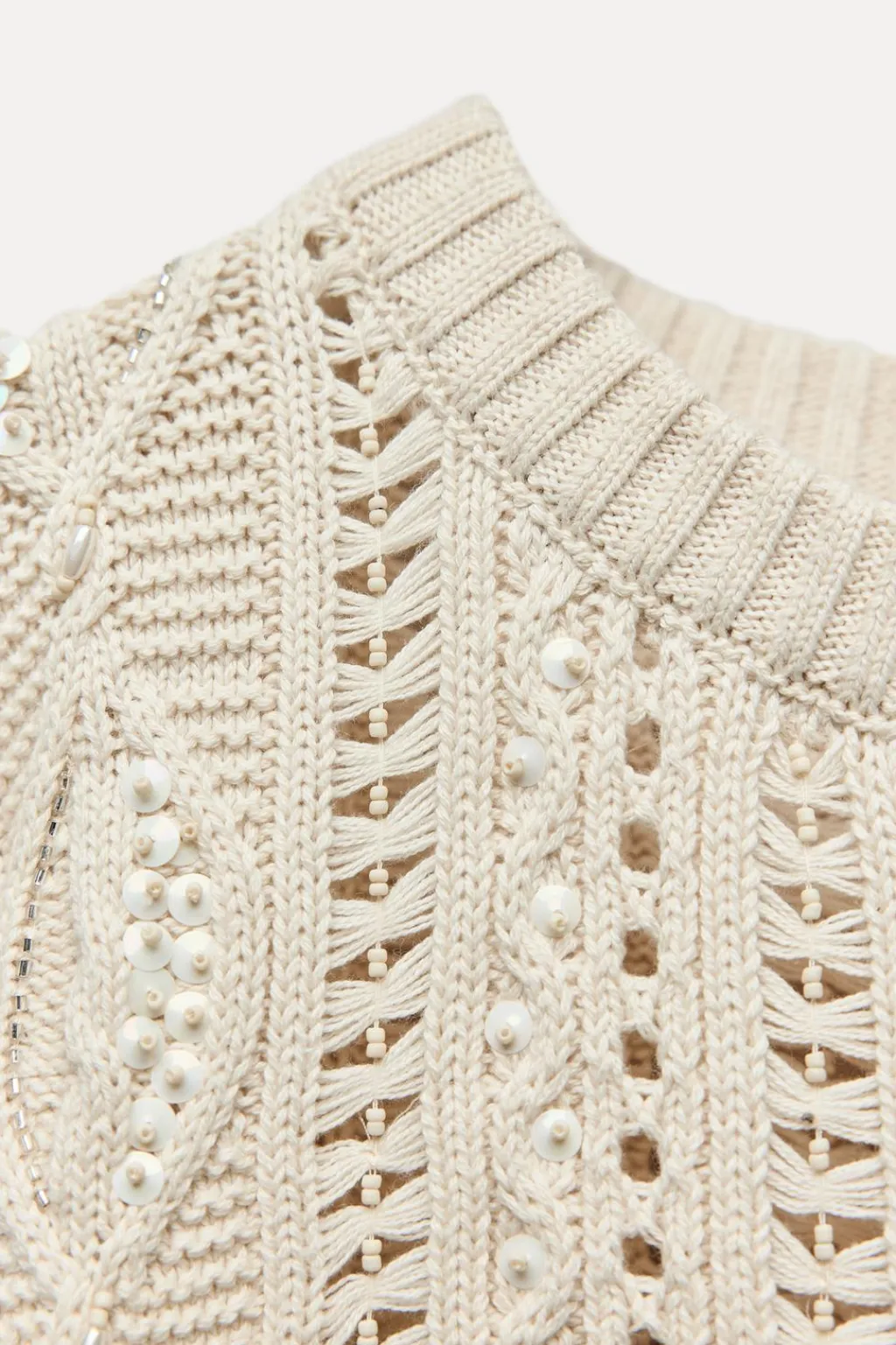 Online JERSEY PUNTO ABALORIOS LENTEJUELAS Mujer Cárdigan / Jerséis|Punto