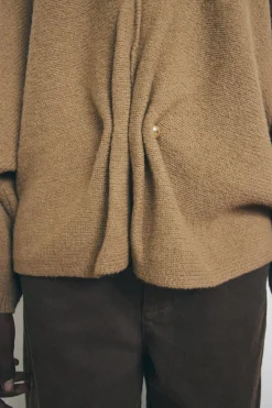 Hot JERSEY PUNTO APLIQUE DORADO Mujer Cárdigan / Jerséis|Punto