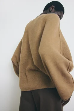 Hot JERSEY PUNTO APLIQUE DORADO Mujer Cárdigan / Jerséis|Punto