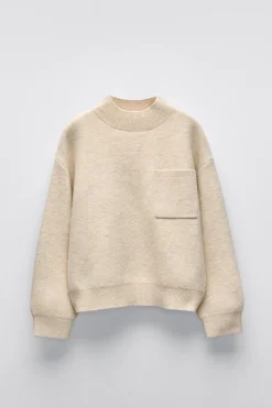 Niños ZARA 6 - 14 Años·Punto|6 - 14 Años·Total Look<JERSEY PUNTO BOLSILLO