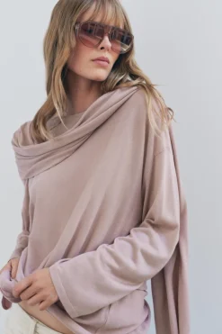 New JERSEY PUNTO BUFANDA Mujer Cárdigan / Jerséis|Punto