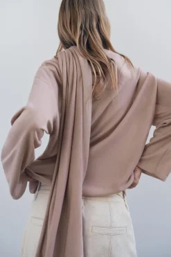 New JERSEY PUNTO BUFANDA Mujer Cárdigan / Jerséis|Punto