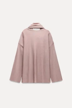 New JERSEY PUNTO BUFANDA Mujer Cárdigan / Jerséis|Punto