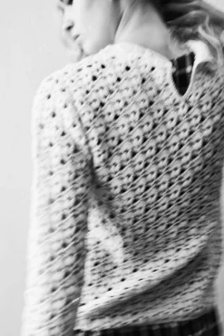 Discount JERSEY PUNTO CALADOS Mujer Cárdigan / Jerséis|Punto