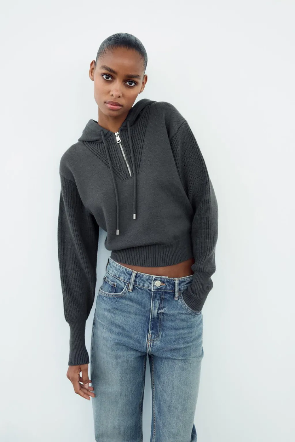 Discount JERSEY PUNTO CAPUCHA Mujer Cárdigan / Jerséis|Punto