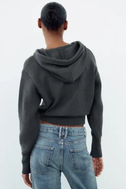 Discount JERSEY PUNTO CAPUCHA Mujer Cárdigan / Jerséis|Punto